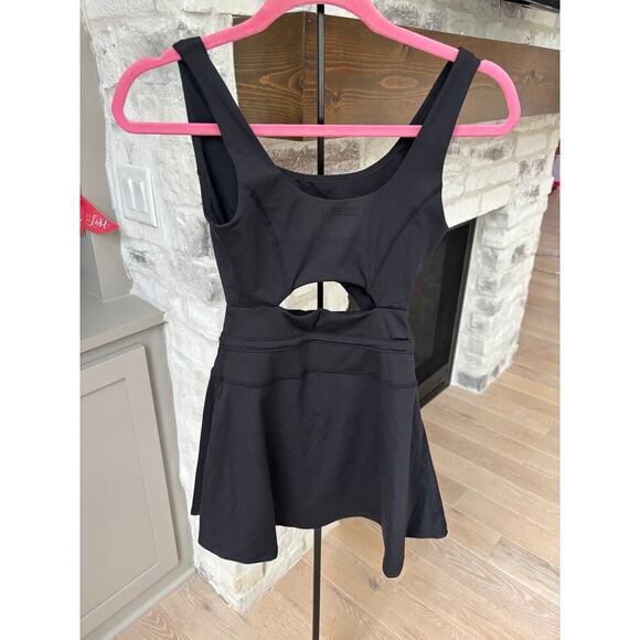 L*Space Women's Black Active Patterson Mini Dress Size XS - Picture 6 of 10